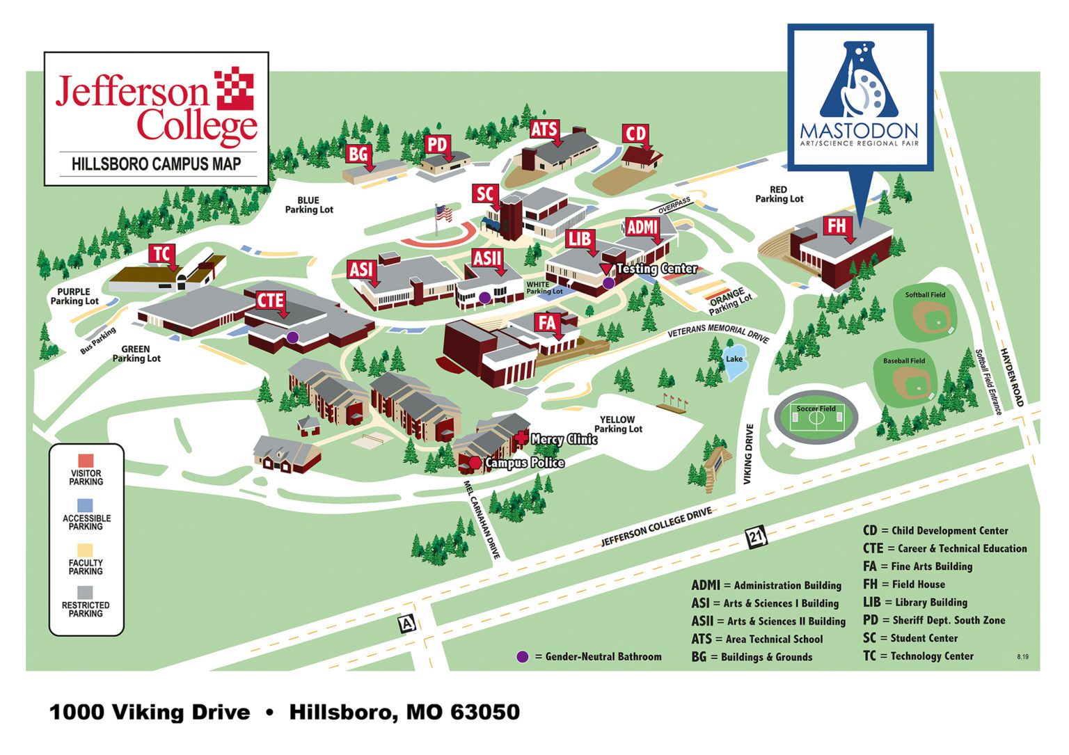 Directions * - Mastodon Art/Science Regional Fair